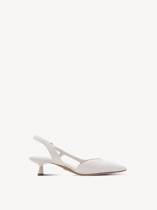 Slingpumps, WHITE, hi-res