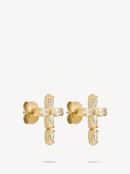 Ohrring, gold, hi-res