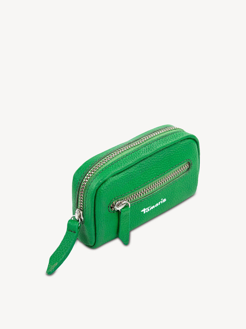 Leren Sleuteletui - groen, apple, hi-res