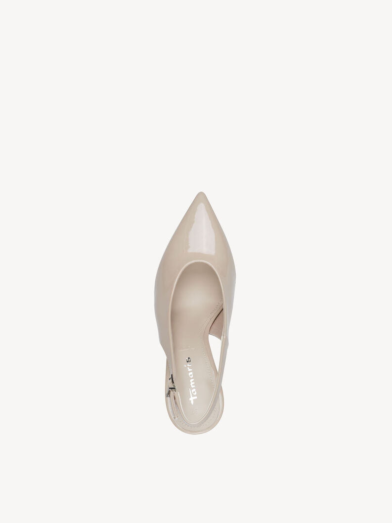 sling pumps, beige, hi-res