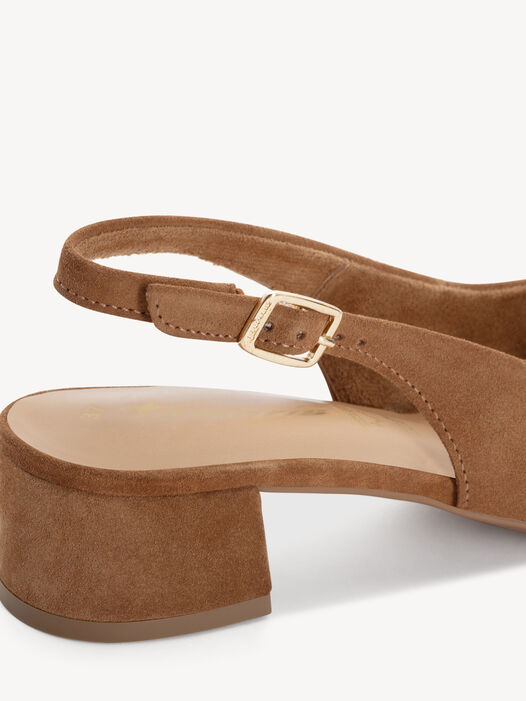 Slingpumps, cognac, hi-res