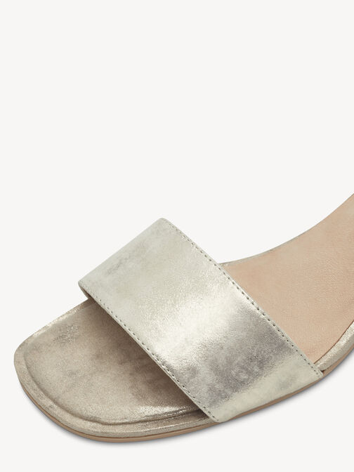 Heeled sandal, CLOUDY GOLD, hi-res