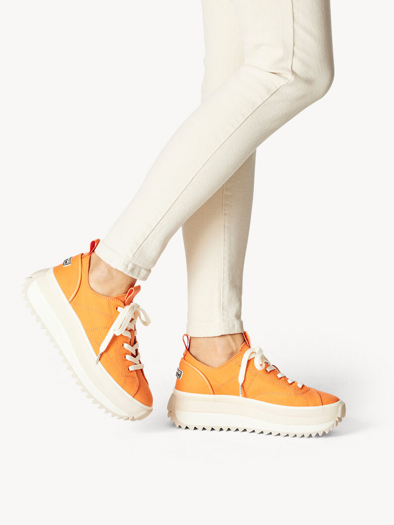 Sneaker - oranje, oranje, hi-res