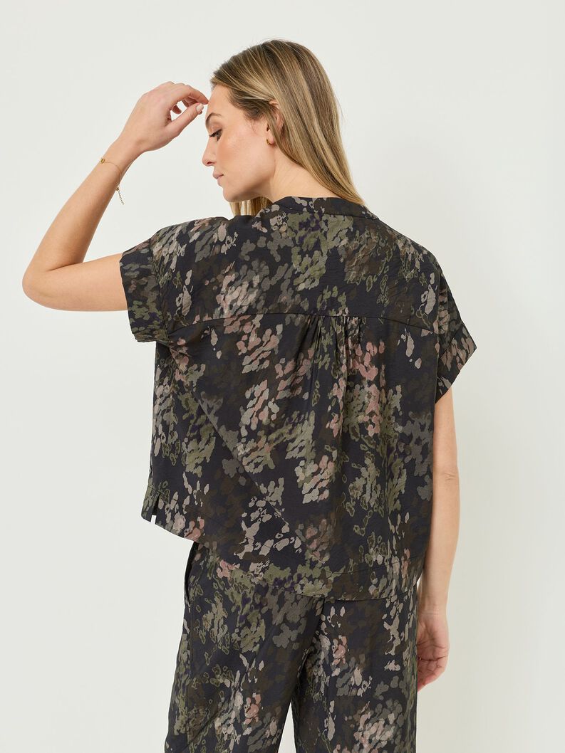 Blouse - black, Black Beauty Animal AOP, hi-res