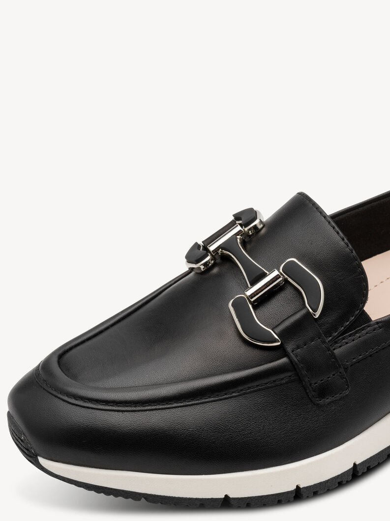 Sneaker, BLACK LEATHER, hi-res