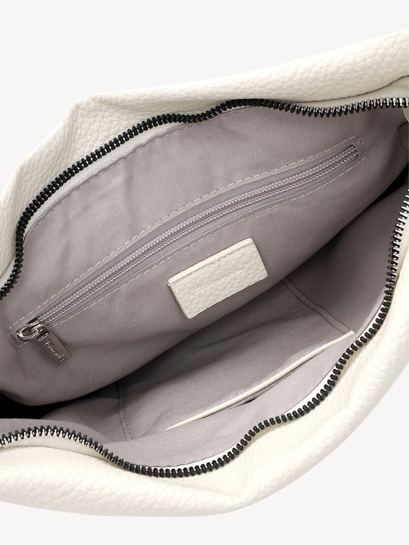 Handtas - grijs, ecru, hi-res