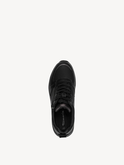 Sneaker, BLACK LEATHER, hi-res