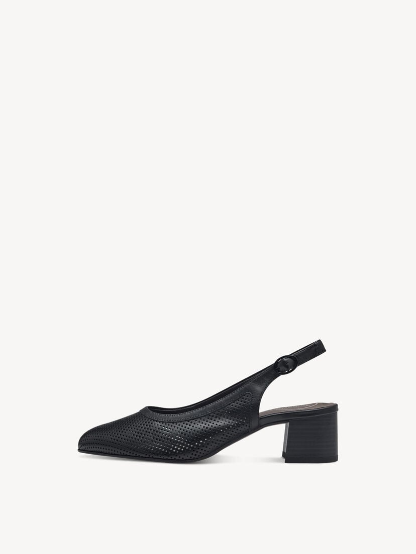 Slingpumps, BLACK, hi-res