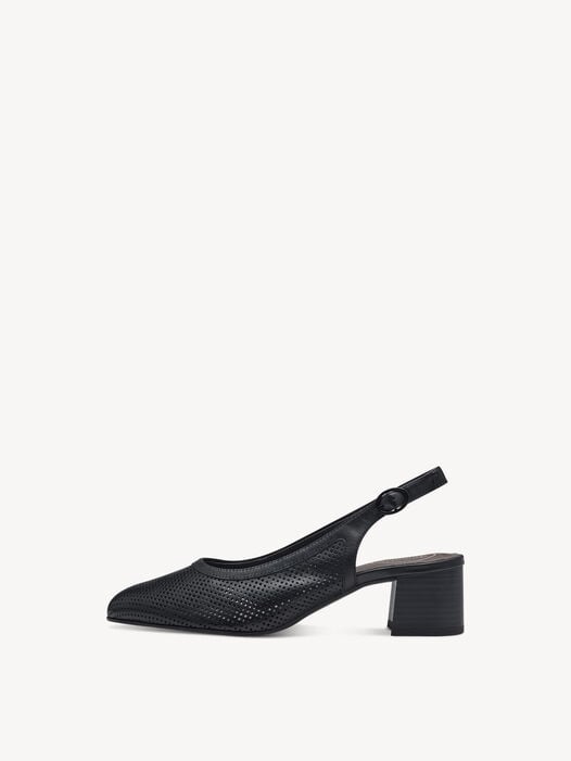 Slingpumps, BLACK, hi-res