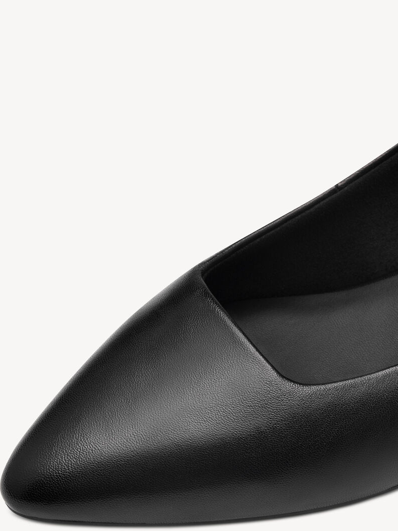 Lederpumps - schwarz, BLACK, hi-res