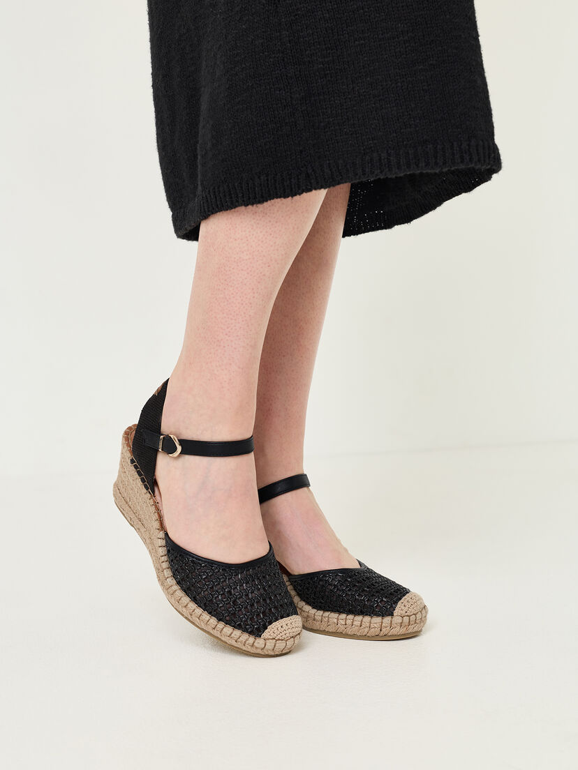 Espadrilles - zwart, BLACK, hi-res