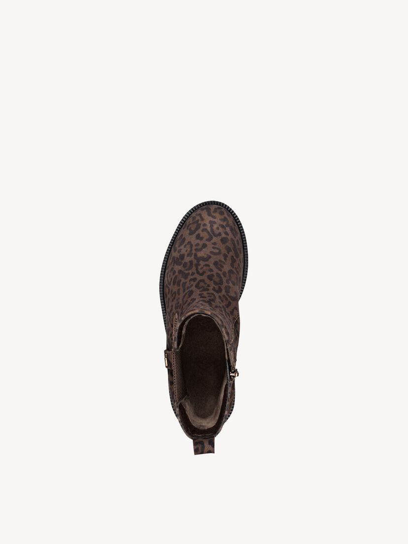 Leren Chelseaboot - beige, LEOPARD, hi-res