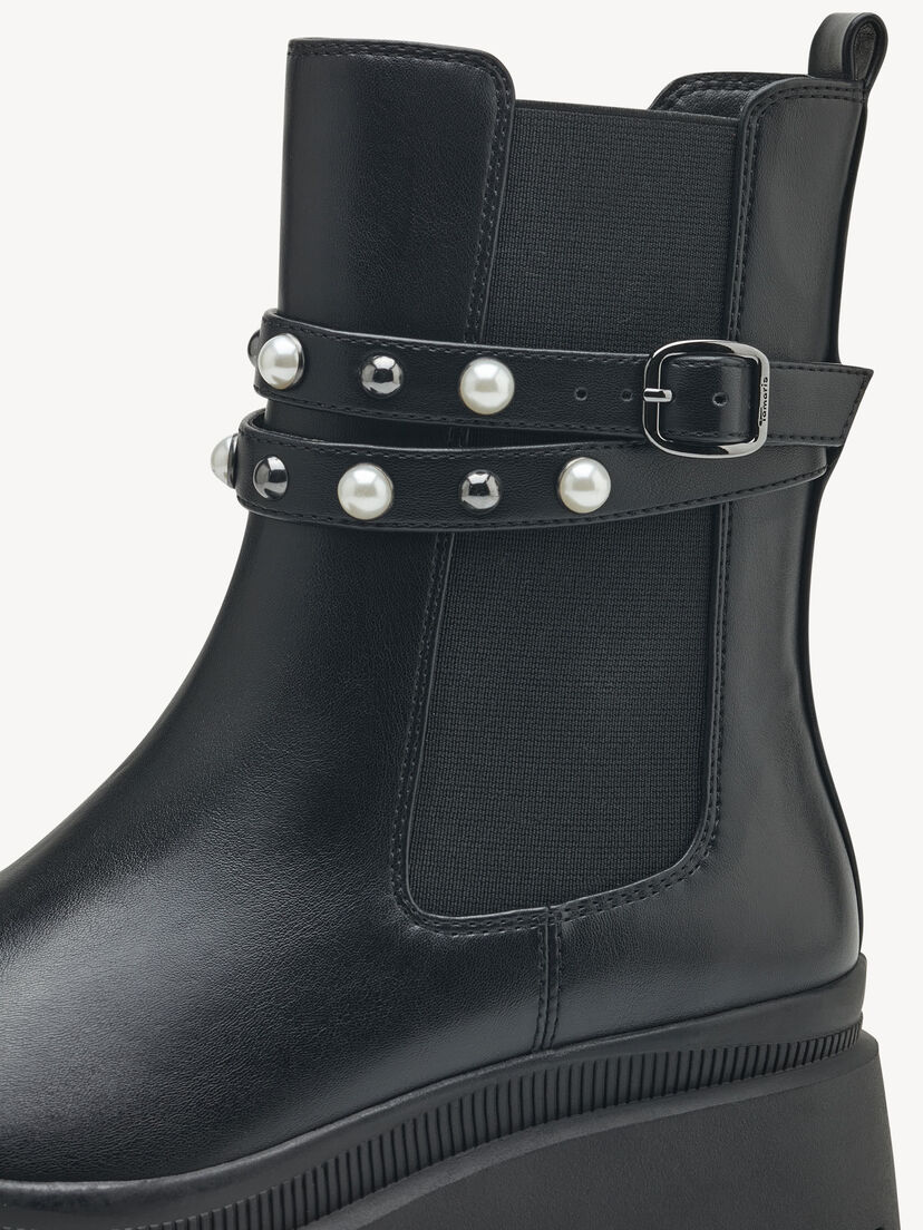 Chelseaboot - zwart, BLACK, hi-res