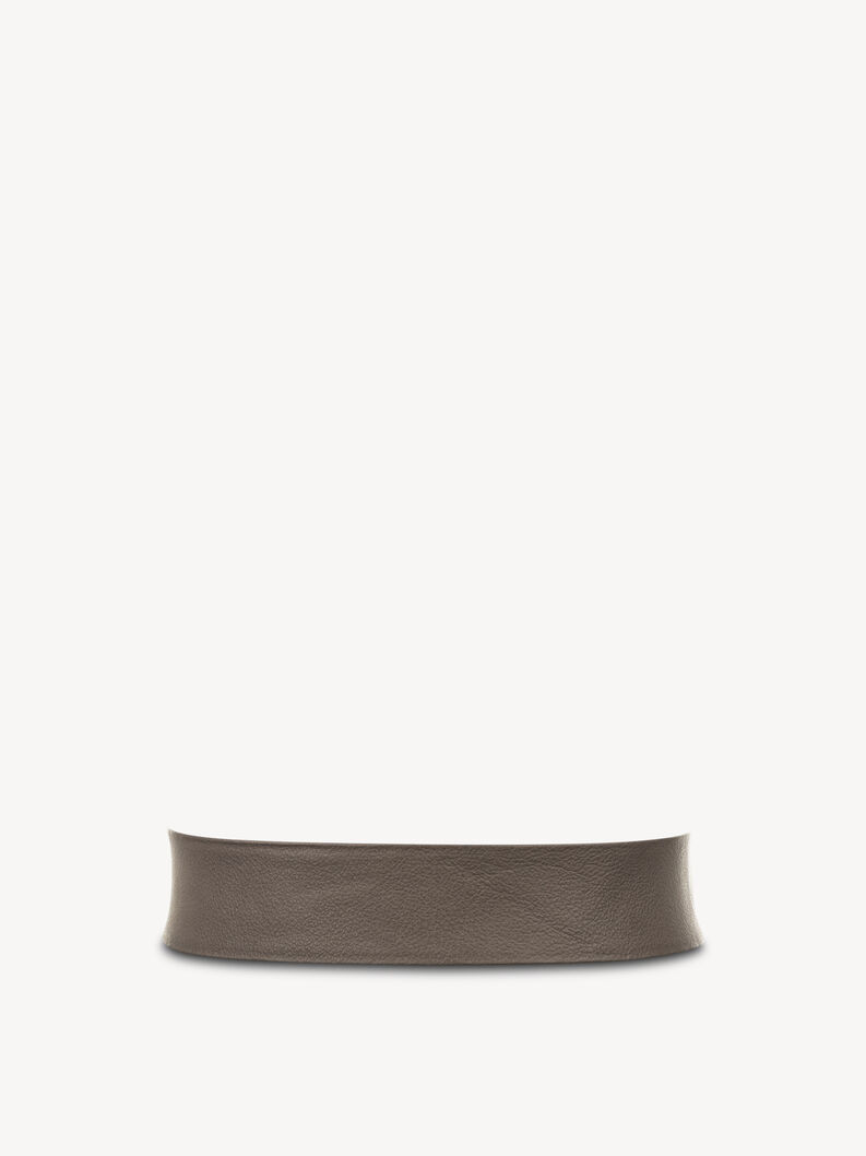 Leather Waist belt - brown, taupe, hi-res