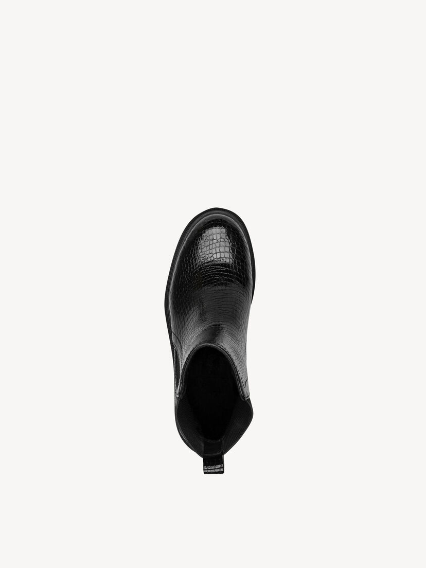 Chelseaboot - zwart, BLACK CROCO, hi-res