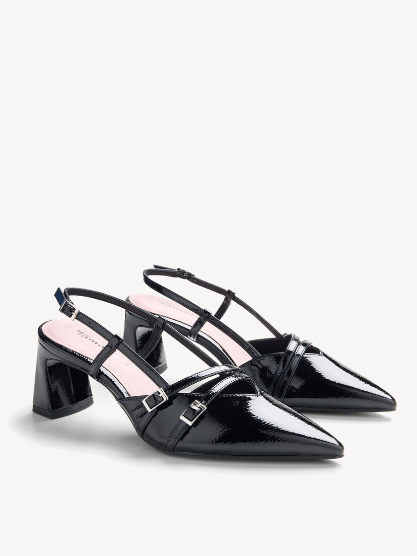 Slingpumps, BLACK, hi-res