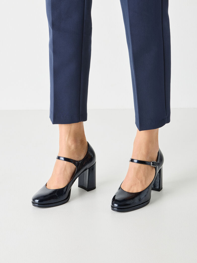 Escarpin, NAVY, hi-res