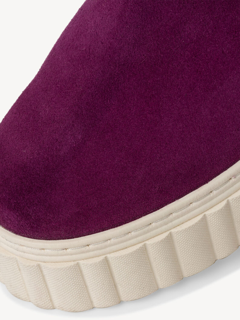 Leder Chelsea Boot - lila, PURPLE, hi-res