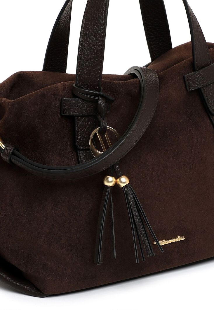 Shopping bag, brown, hi-res