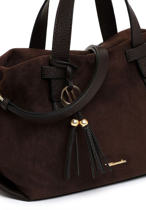 Shopping bag, brown, hi-res