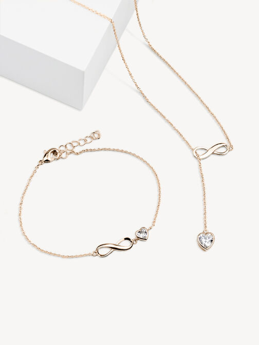Infinity Heart rosegold, , hi-res