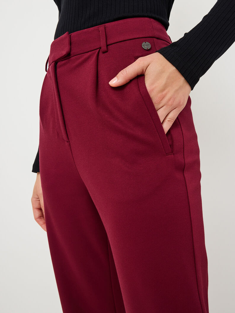 Trousers - red, Windsor Wine, hi-res