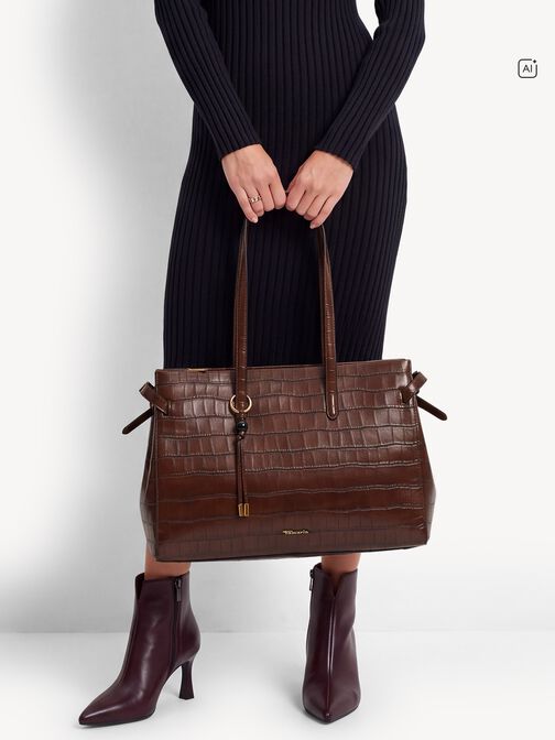 Shopper, cognac, hi-res