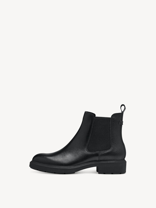 Chelsea boot, BLACK LEATHER, hi-res