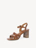Heeled sandal - brown, MUSCAT/COGNAC, hi-res
