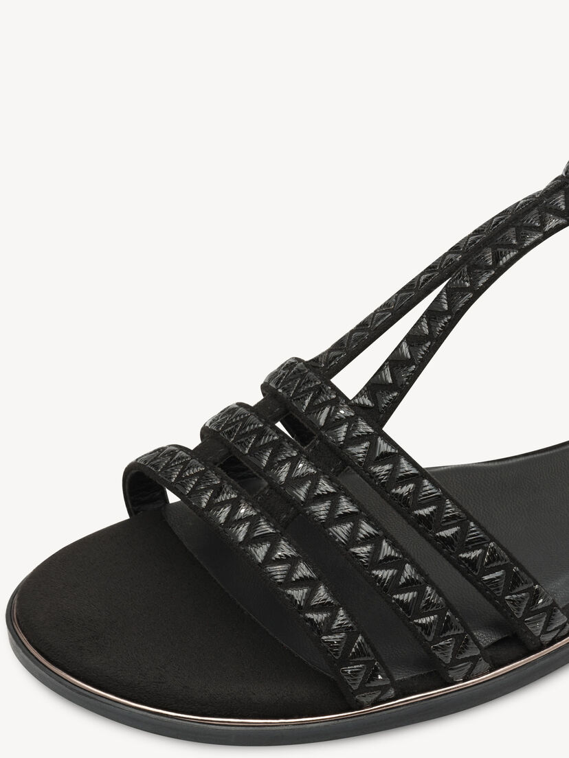 Sandaal - zwart, BLACK UNI, hi-res