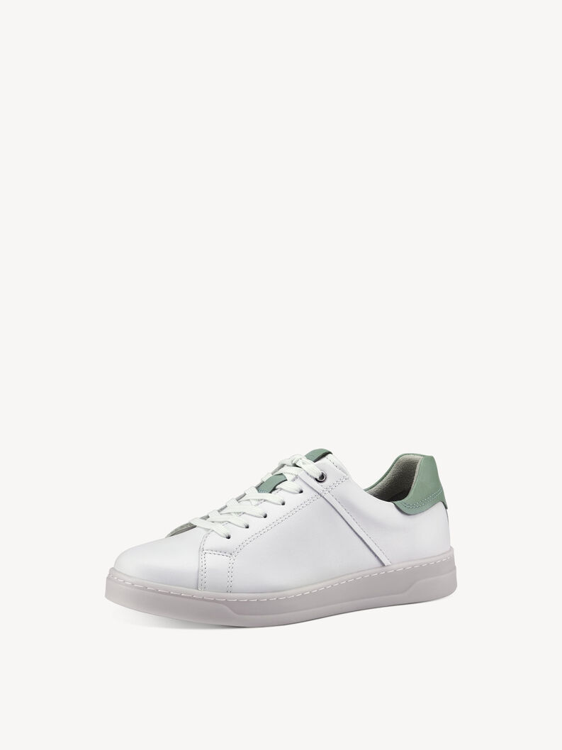 Sneaker - hvid, WHITE/MINT, hi-res