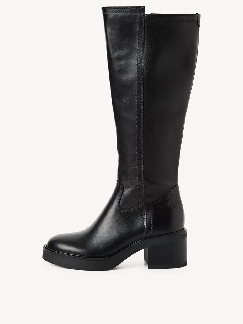 Laarzen, BLACK LEATHER, hi-res