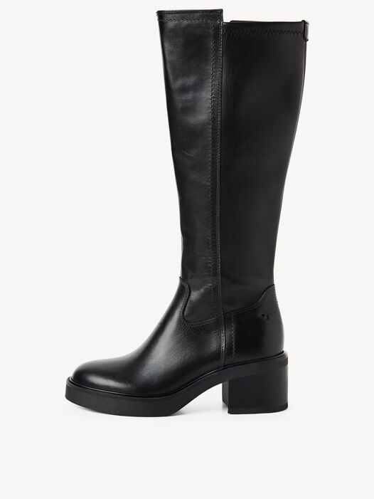 Laarzen, BLACK LEATHER, hi-res