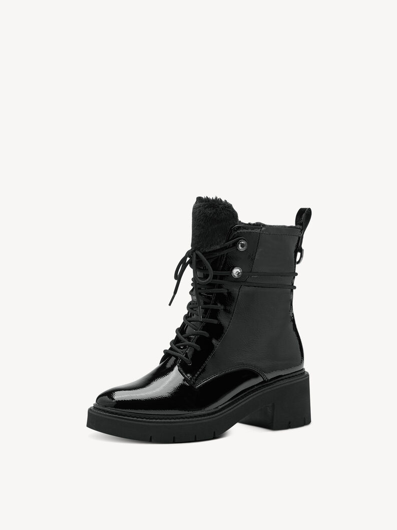 Bottine - noir doublure chaude, BLACK PATENT, hi-res