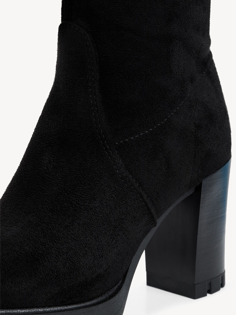 Overknee - schwarz, BLACK, hi-res