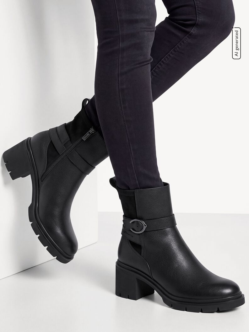 Bottine, BLACK, hi-res