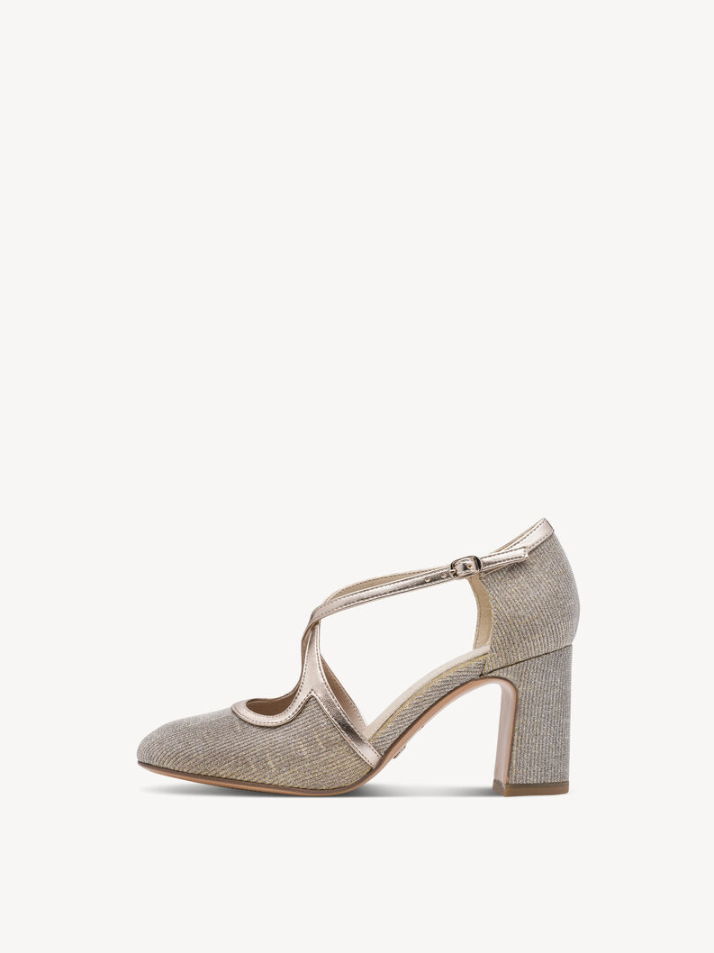 Pumps - metallic, LT.GOLD GLAM, hi-res