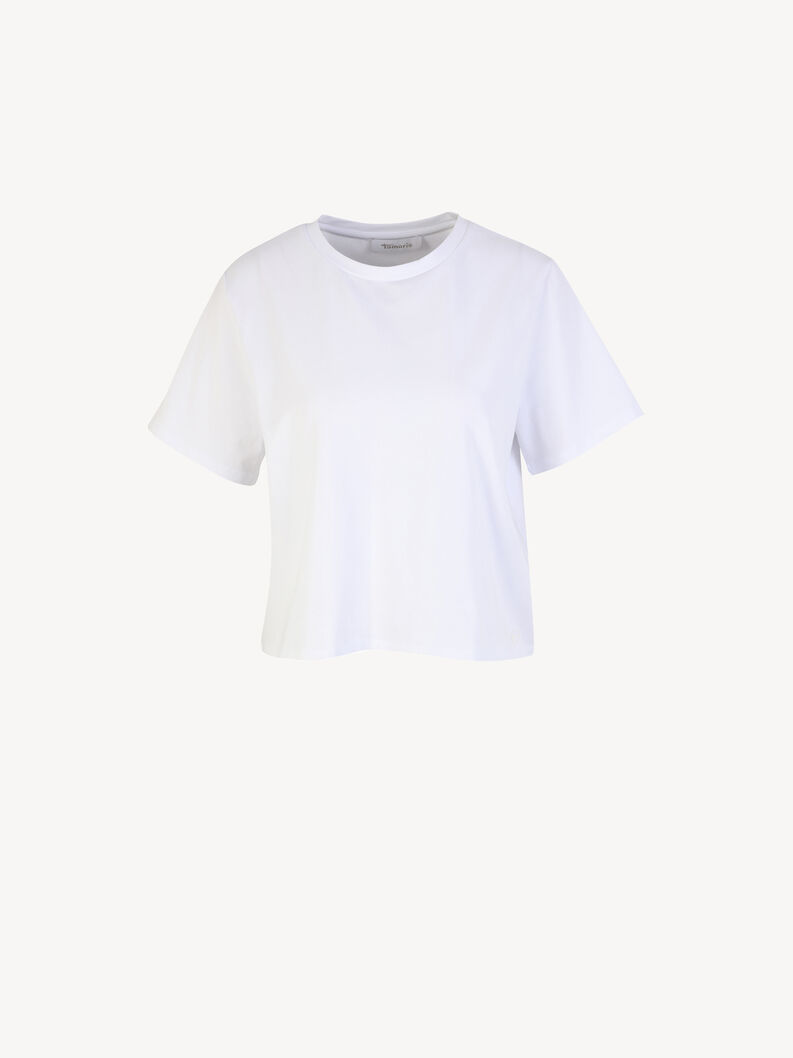 T-shirt oversize - blanc, Bright White, hi-res