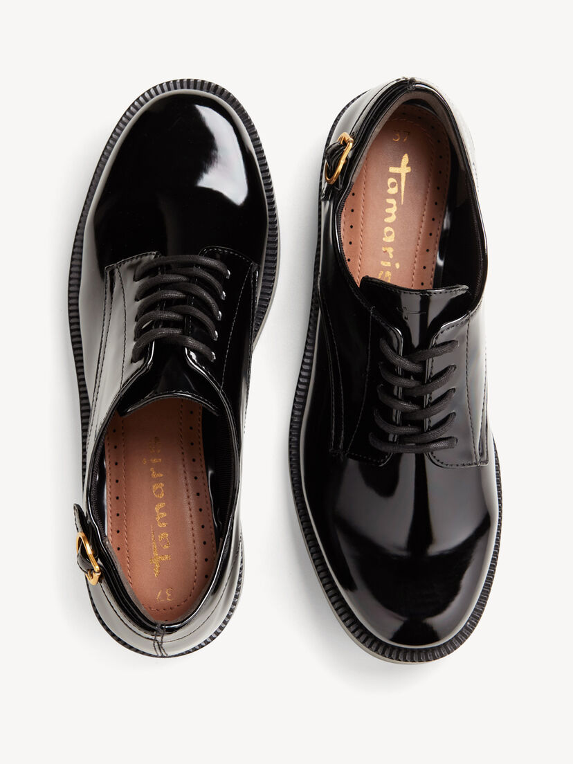 Lage schoen - zwart, BLACK, hi-res