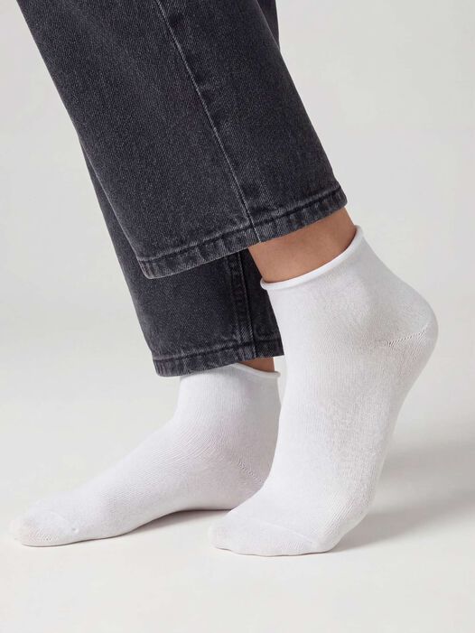 Sokken, 2-pack, white/white, hi-res