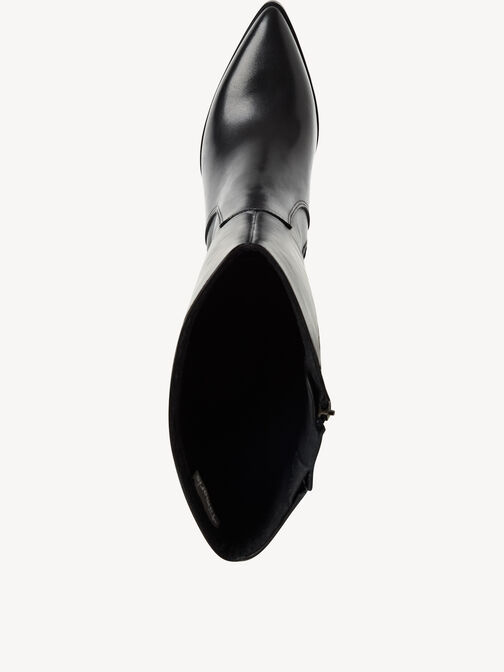 Kozaki, BLACK LEATHER, hi-res