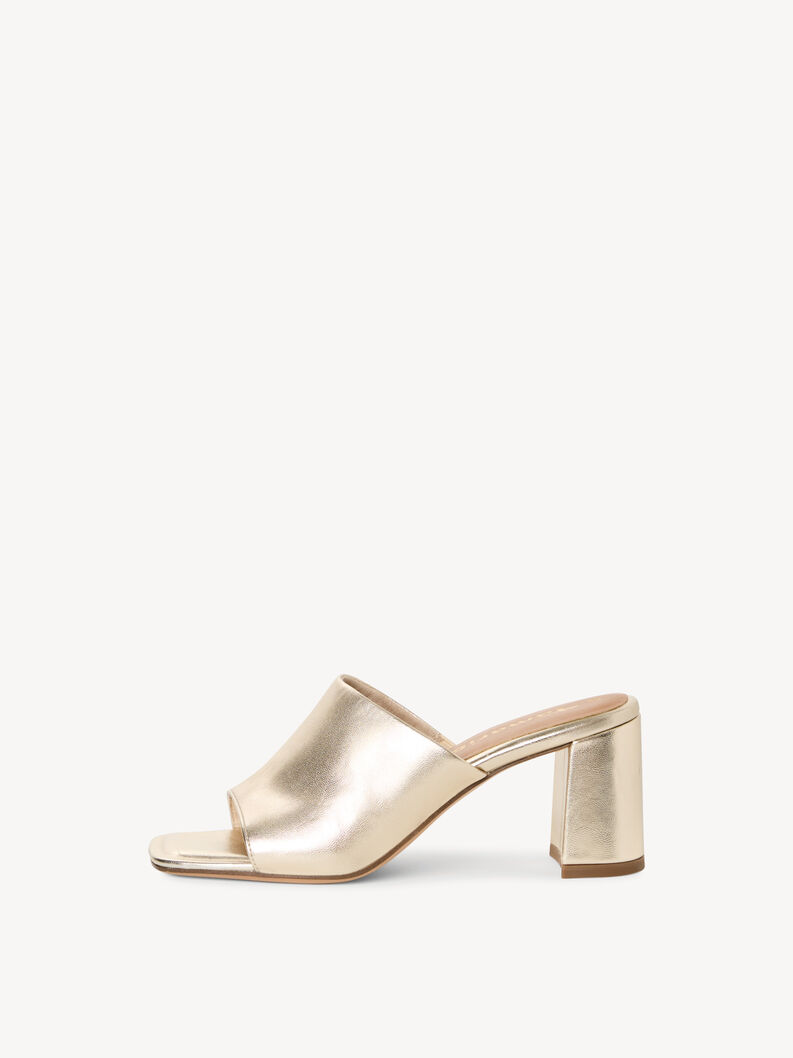 Pantolette - gold, LIGHT GOLD, hi-res