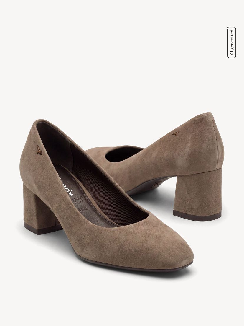 Pumps, TAUPE SUEDE, hi-res