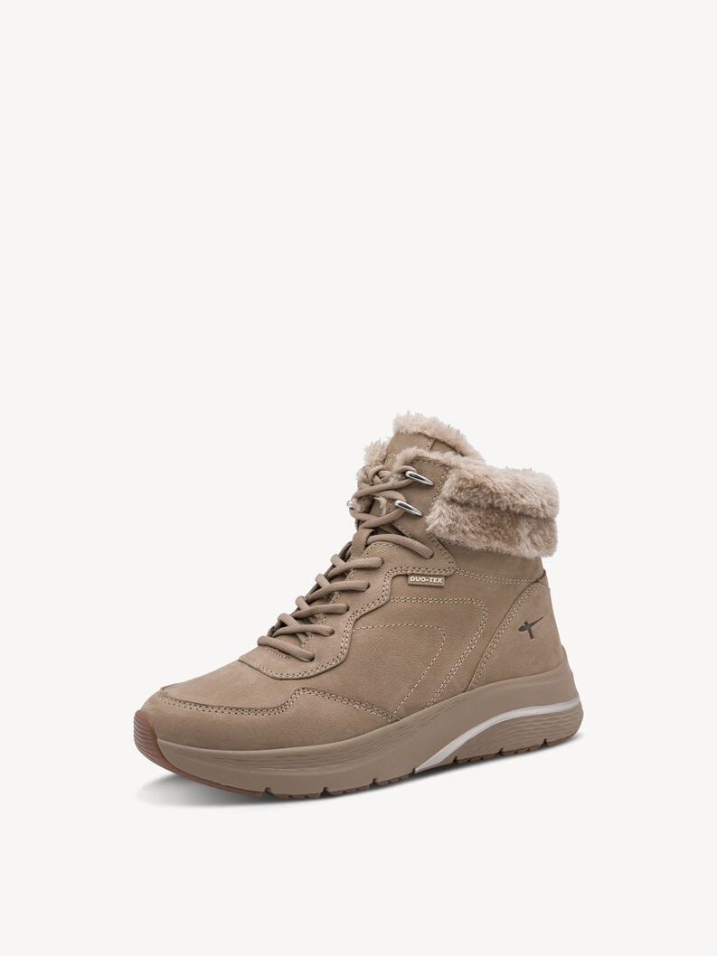 Stiefelette - beige Warmfutter, TAUPE, hi-res