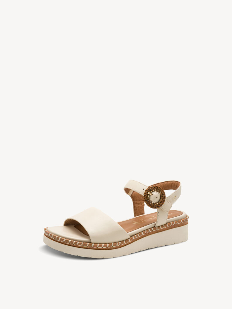 Sandały na obcasie - beżowy, 411, hi-res