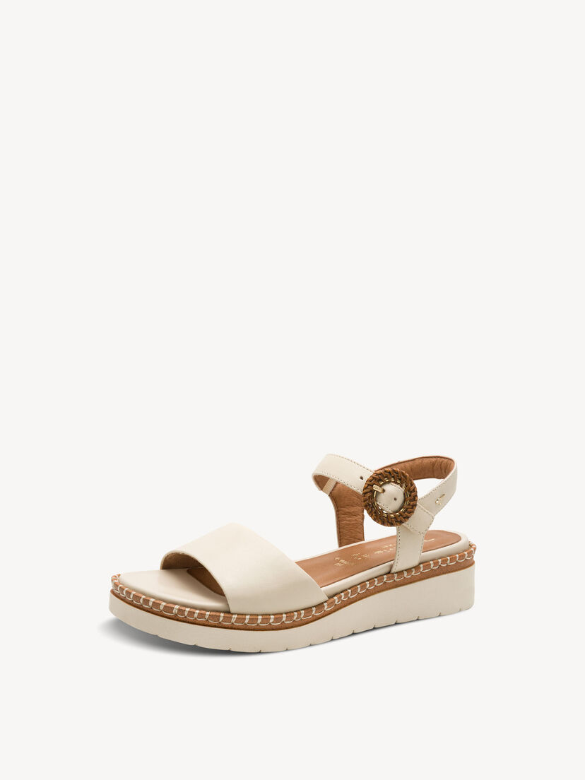 Leren Sandaaltje - beige, 411, hi-res