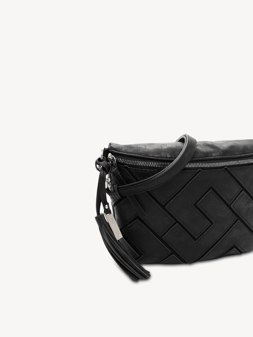 Schoudertas - zwart, black, hi-res