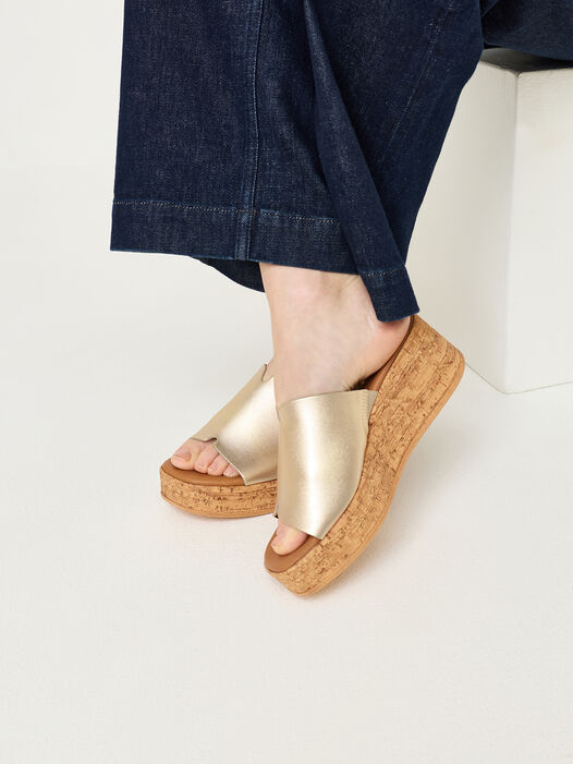 Slipper, LIGHT GOLD MET, hi-res