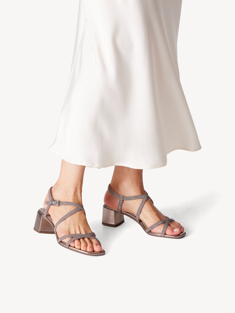 Heeled sandal - rose, ROSE GLAM, hi-res