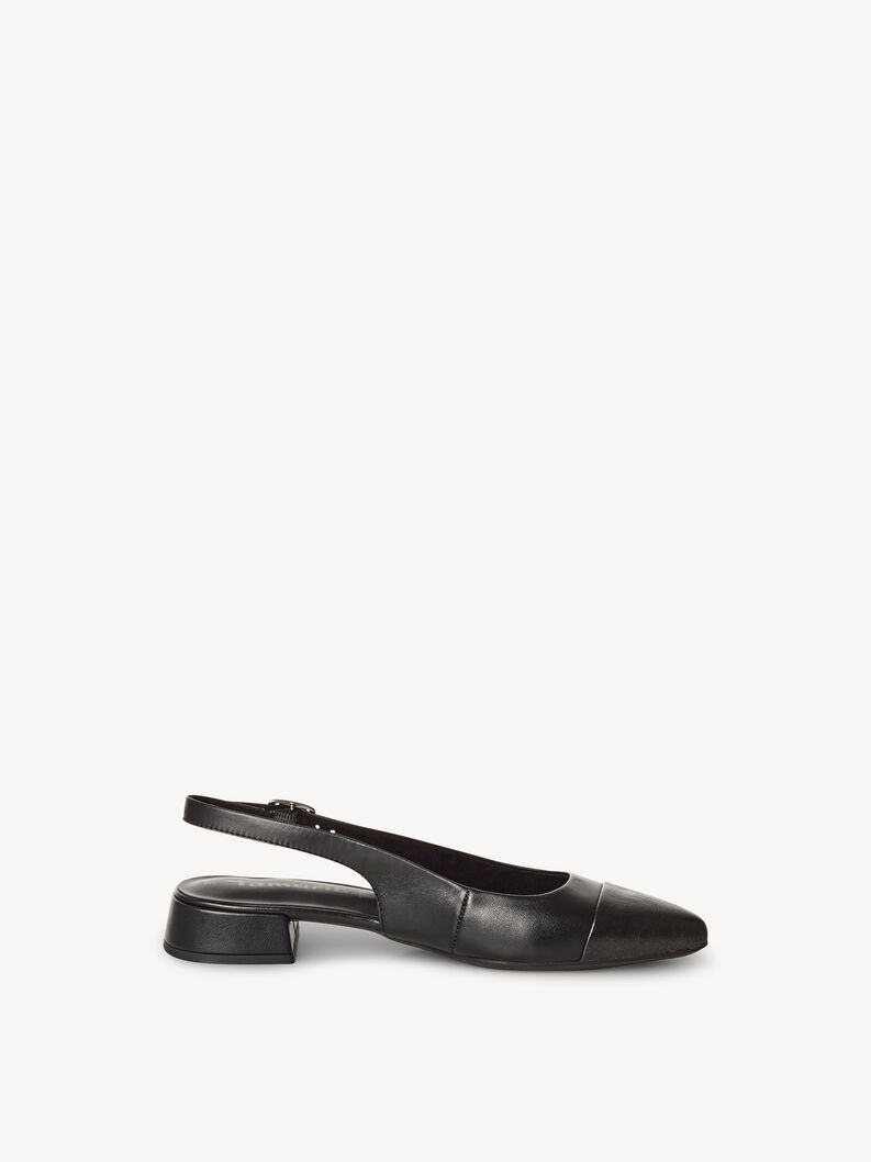 Slingpumps - schwarz, BLACK COMB, hi-res